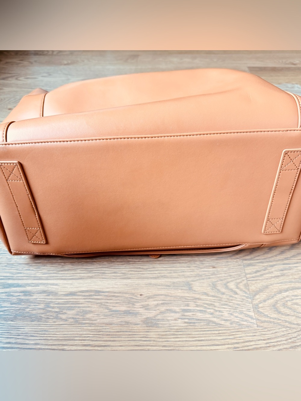 Monos Metro Duffel Saddle Tan with Classic Kit Pouch AND Portfolio Attachments - Picture 12 of 16